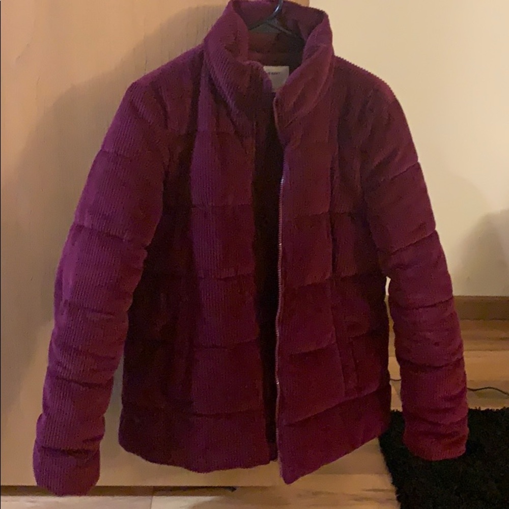 Old navy quilted, corduroy women’s jacket.
